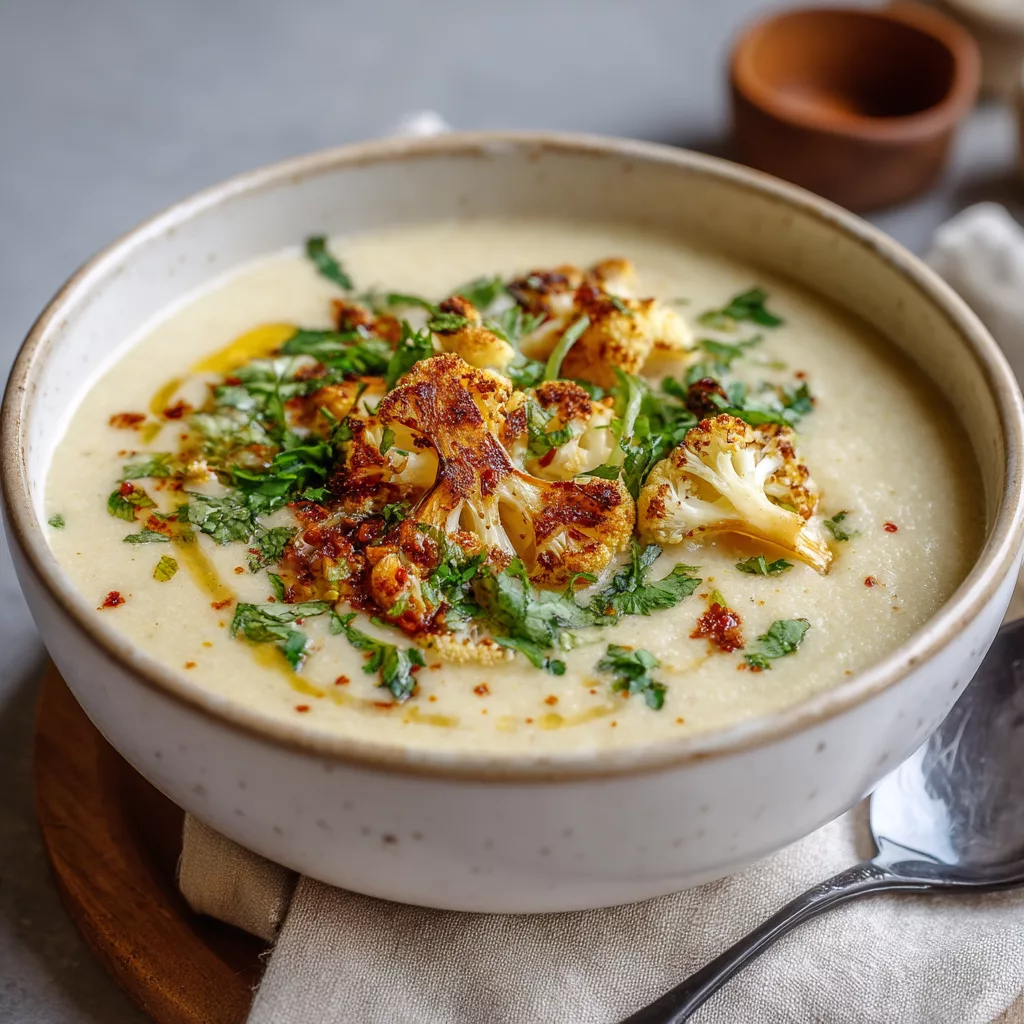 Instant Pot Vegan Cauliflower Soup