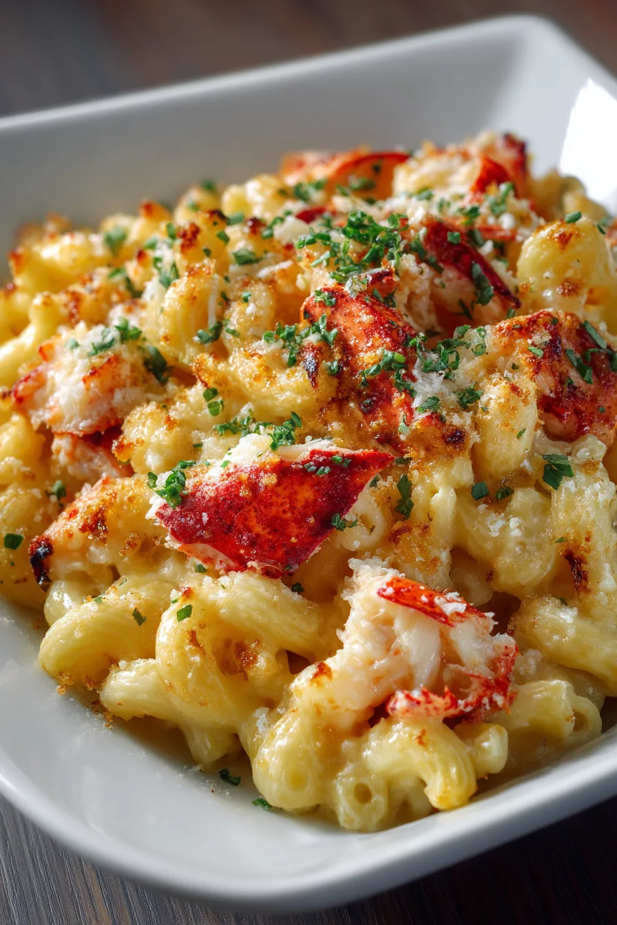 Lobster mac and cheese