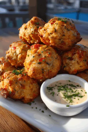 Sausage balls with Red Lobster biscuits