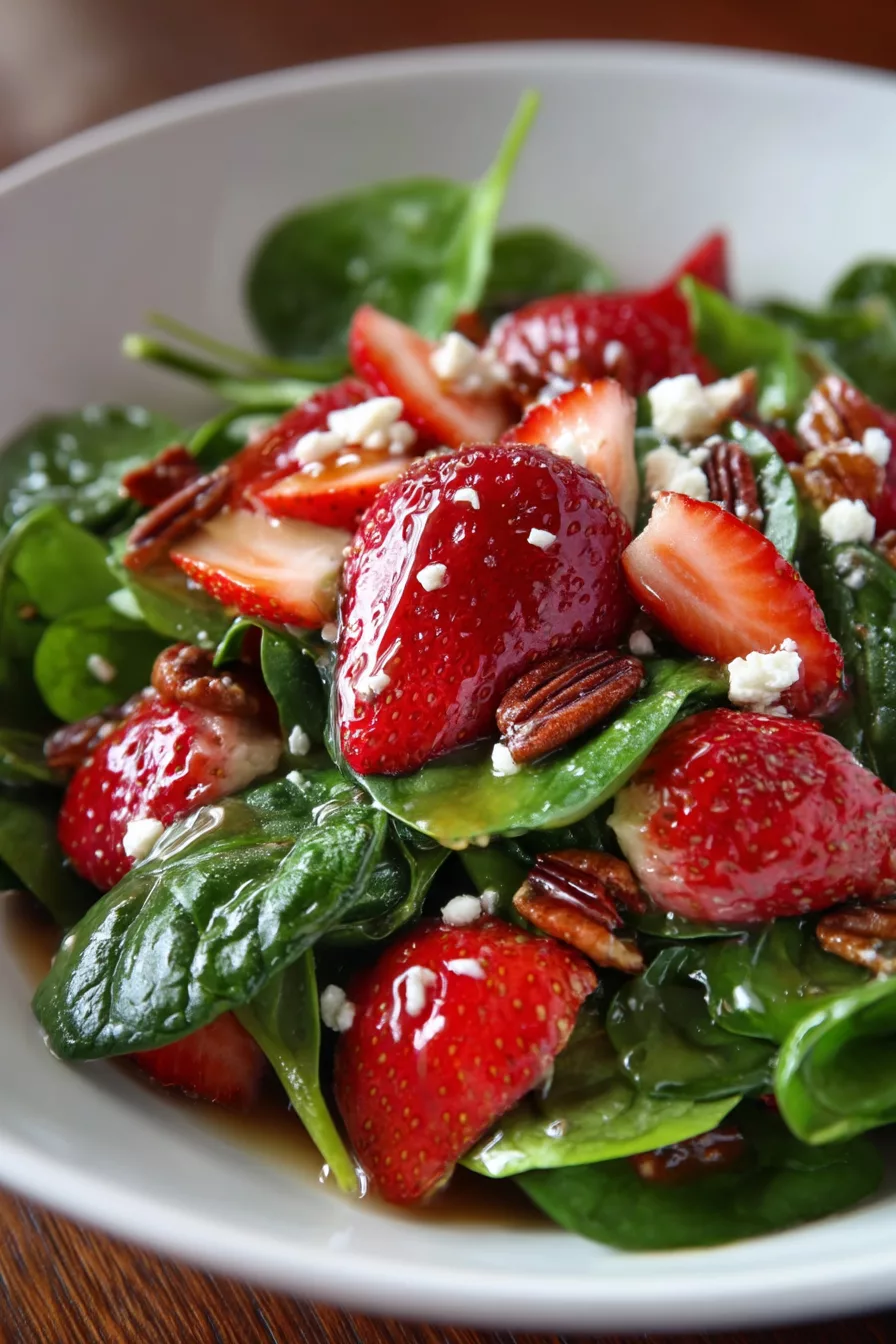 Strawberry Spinach Salad