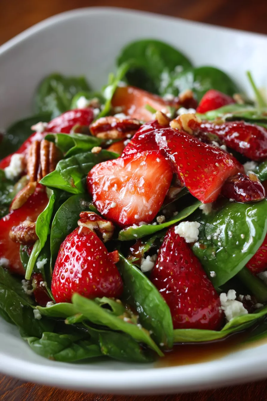 Strawberry Spinach Salad