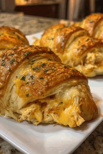 cheesy chicken crescent rolls