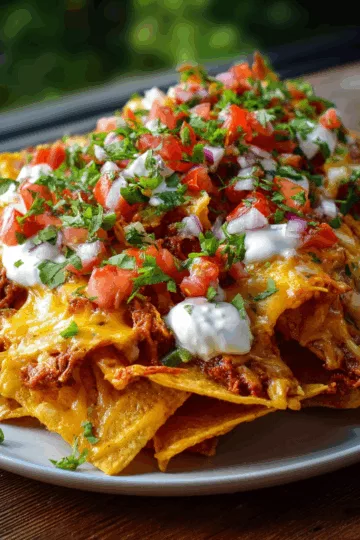 cheesy nachos