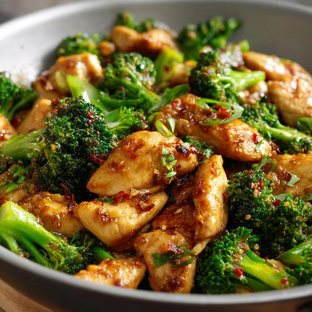 chicken and broccoli stir fry
