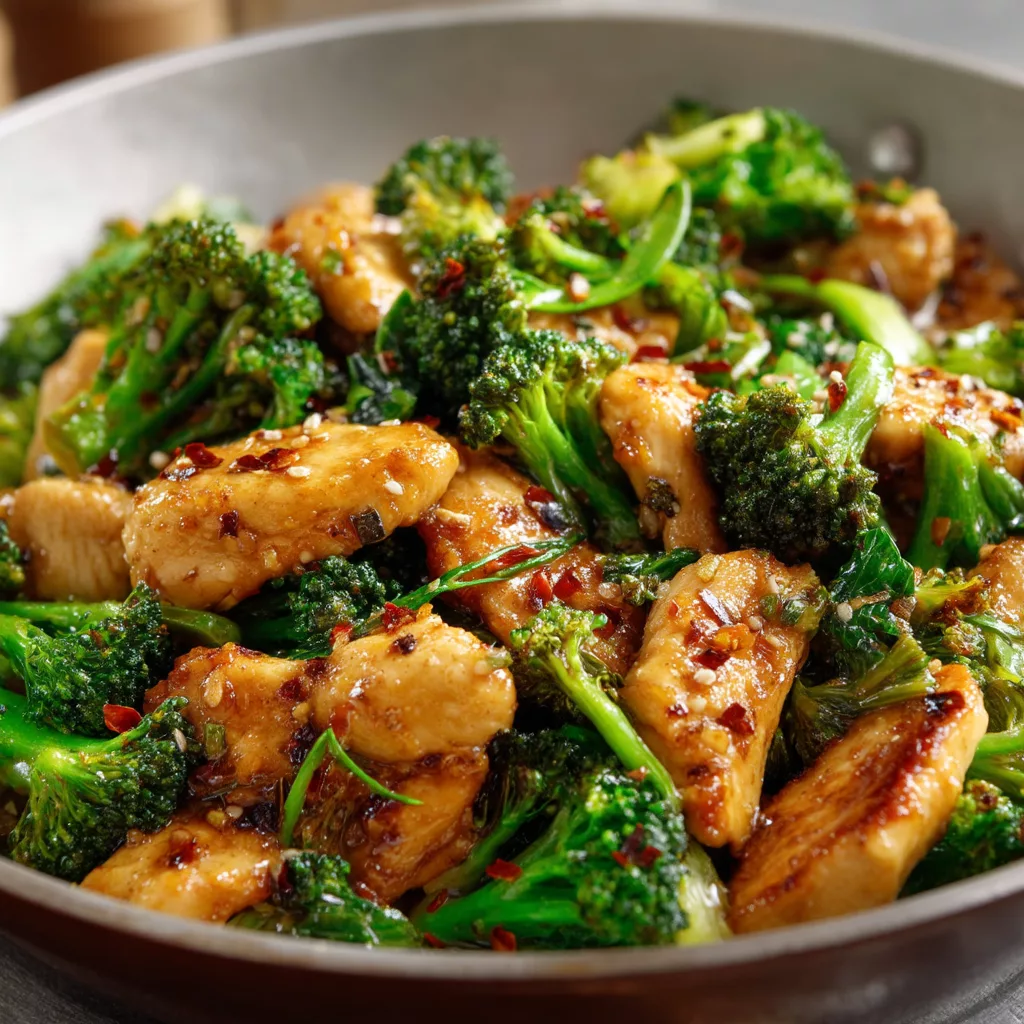 chicken and broccoli stir fry