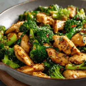 chicken and broccoli stir fry