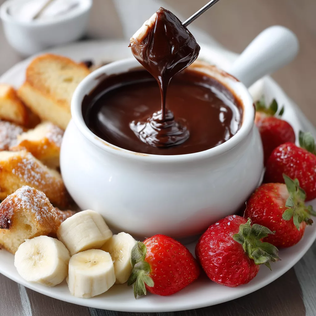 chocolate fondue recipe