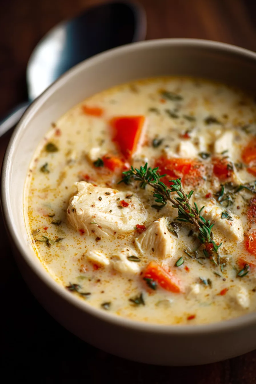 creamy chicken soup