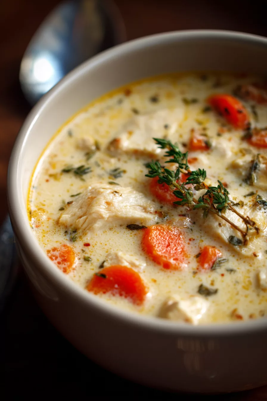 creamy chicken soup