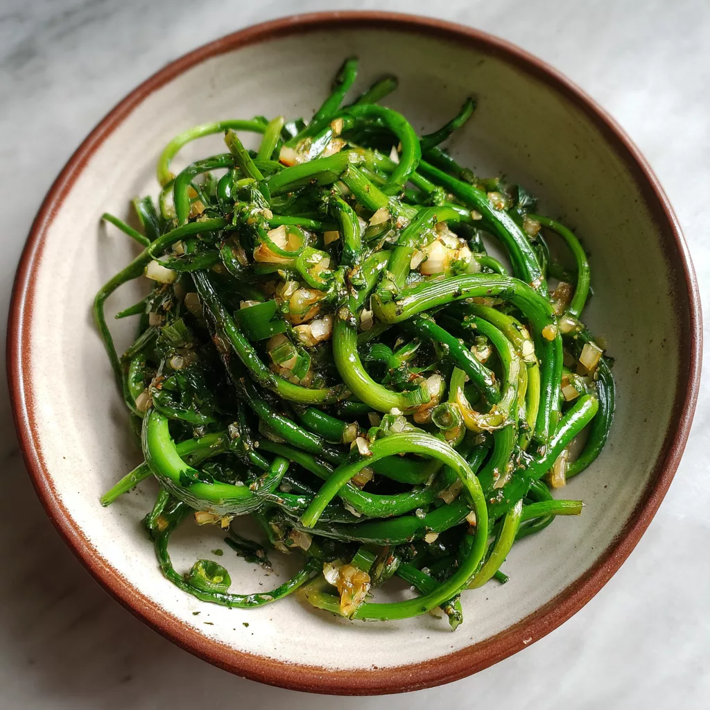 garlic scapes recipe