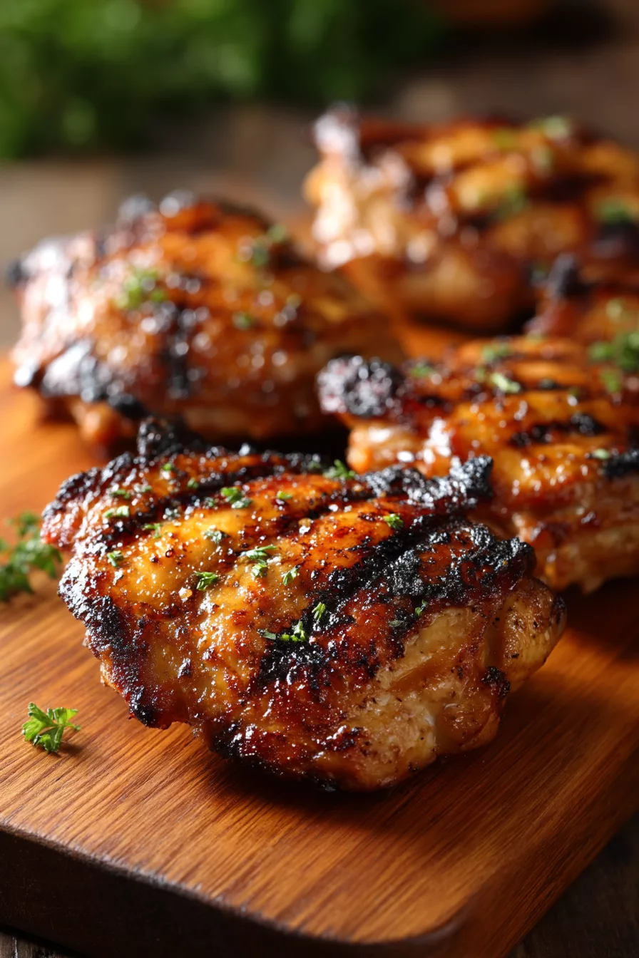 grilled chicken thighs