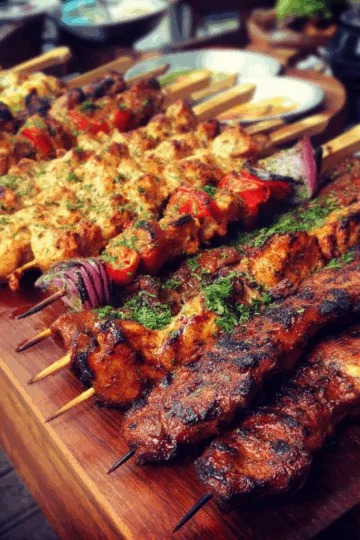 grilled food