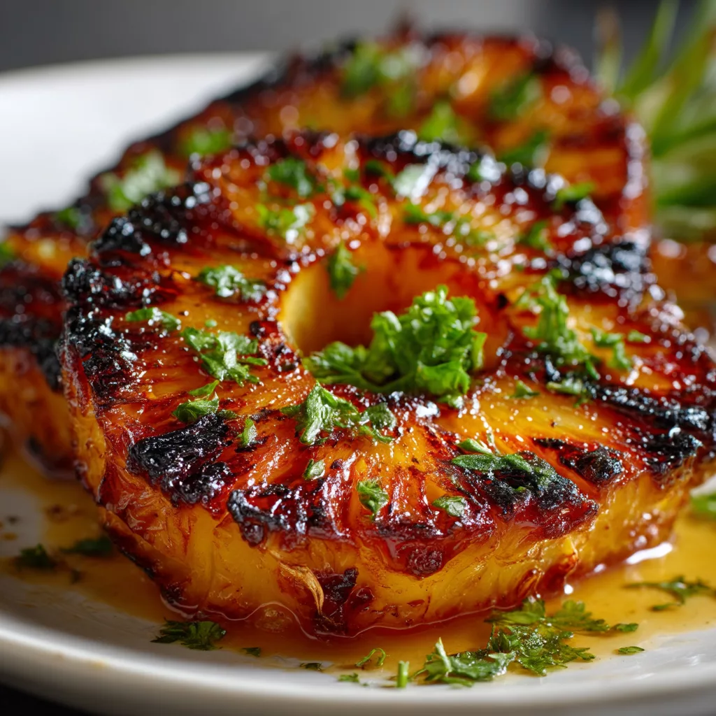 grilled pineapple