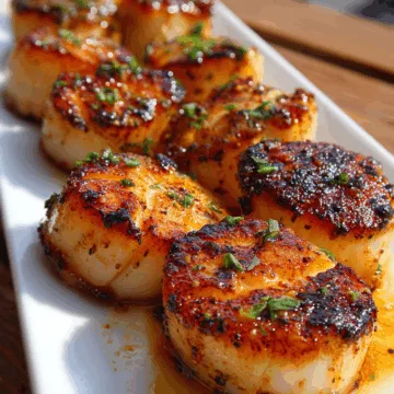 grilled scallops