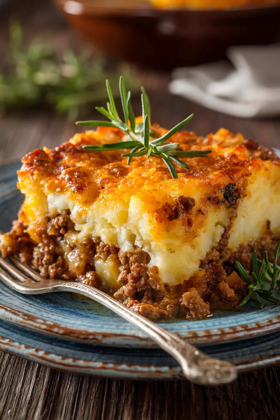 ground beef and potato casserole