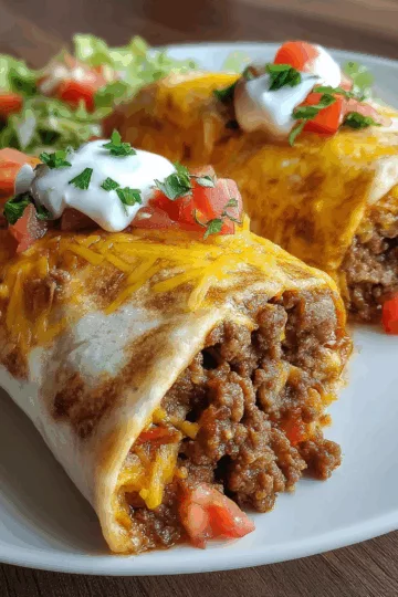 ground beef burritos