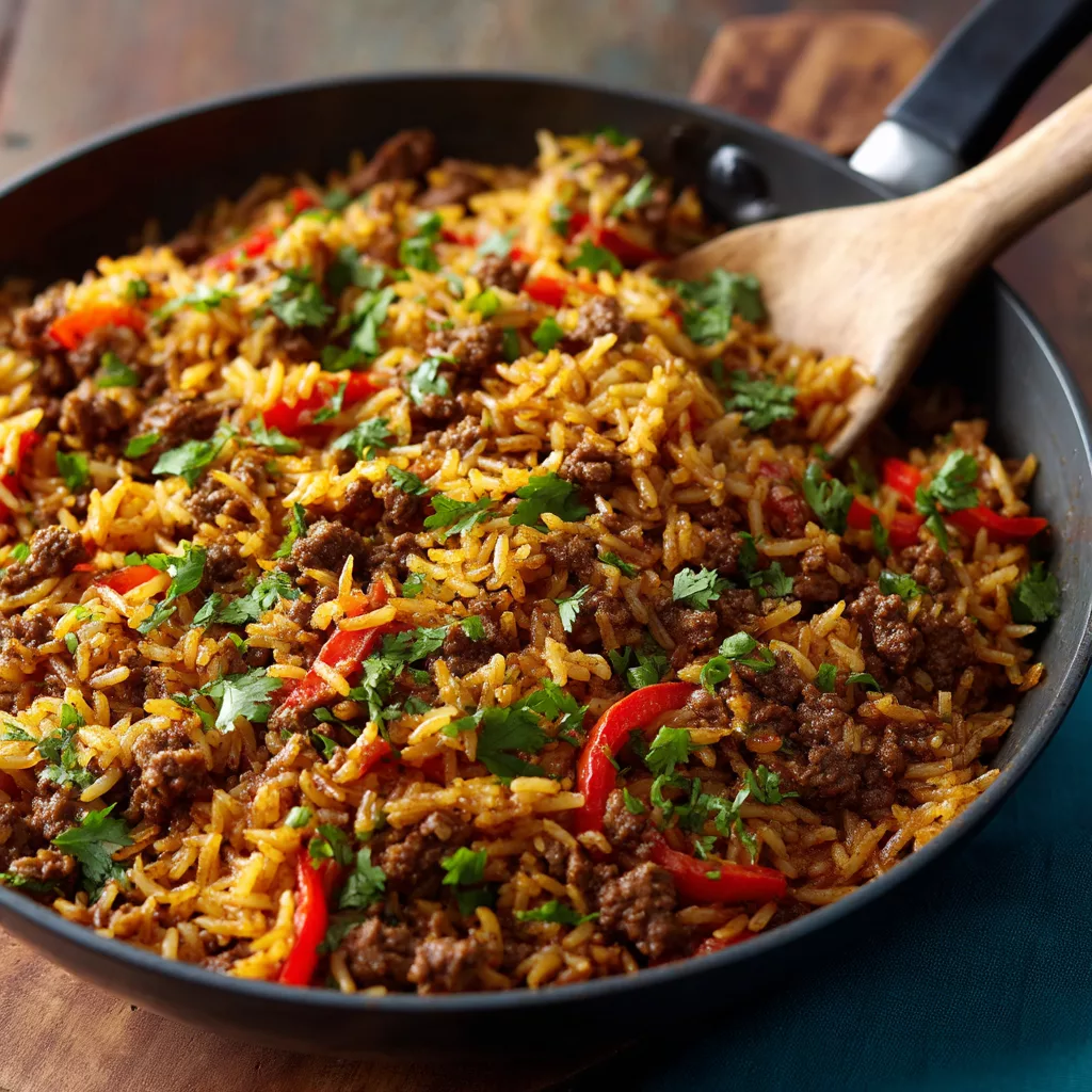 ground beef rice recipes