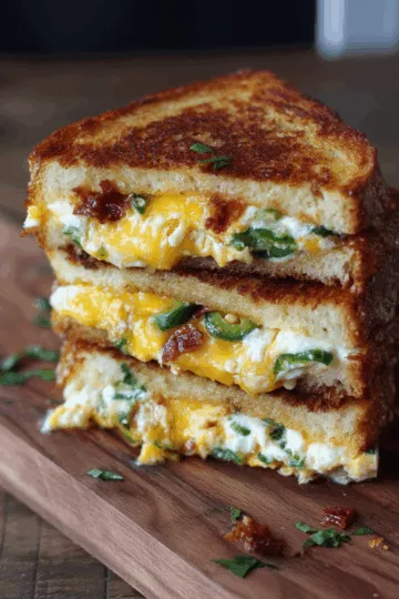 jalapeño popper grilled cheese