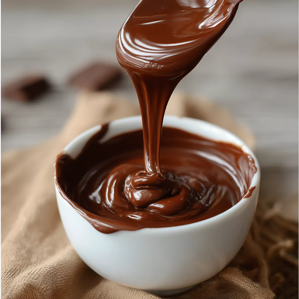 melting chocolate for dipping