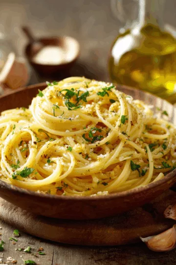 pasta oil and garlic