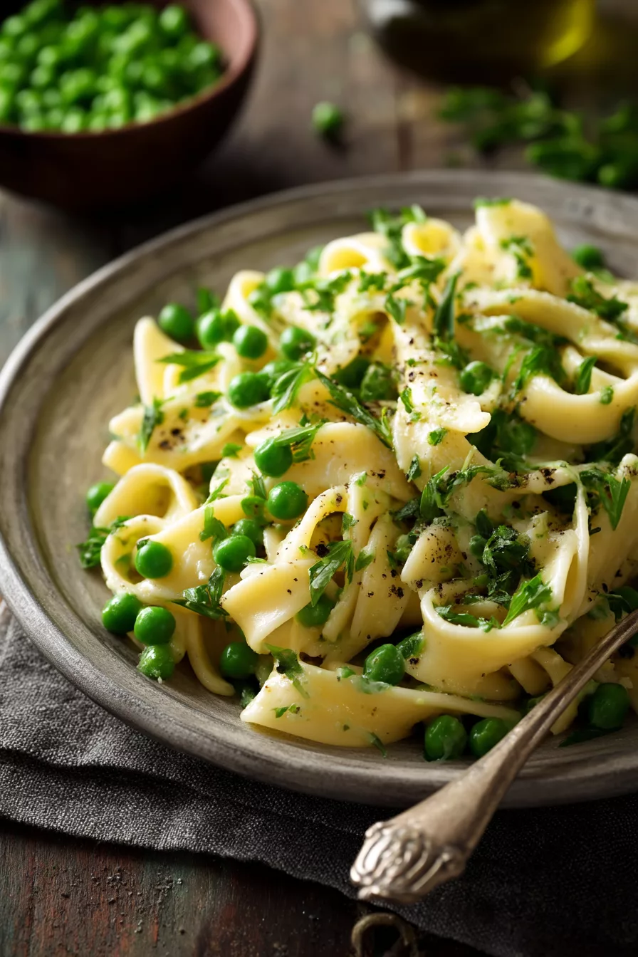 pasta with peas