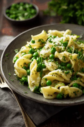 pasta with peas