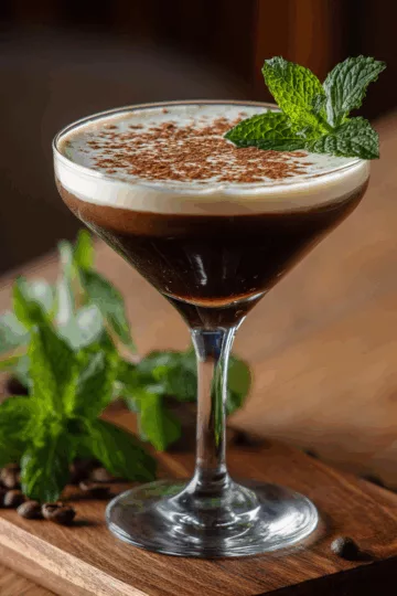 peppermint espresso martini