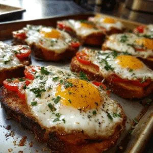 sheet pan eggs for breakfast sandwiches