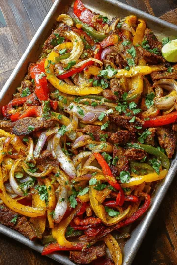 sheet pan fajitas