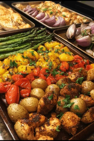 sheet pan meal prep