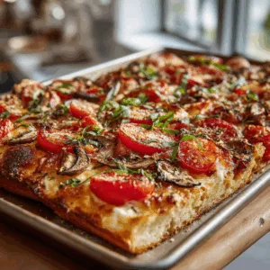 sheet pan pizza