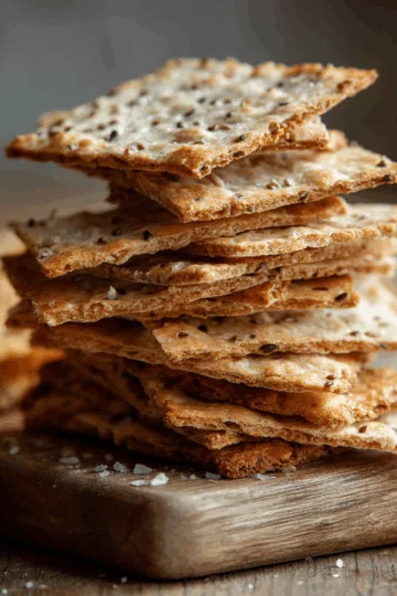 sourdough crackers