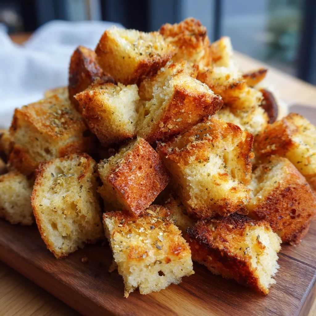 sourdough croutons