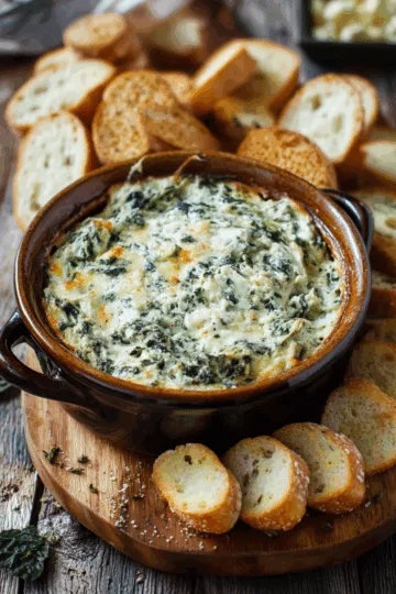 spinach artichoke dip crockpot