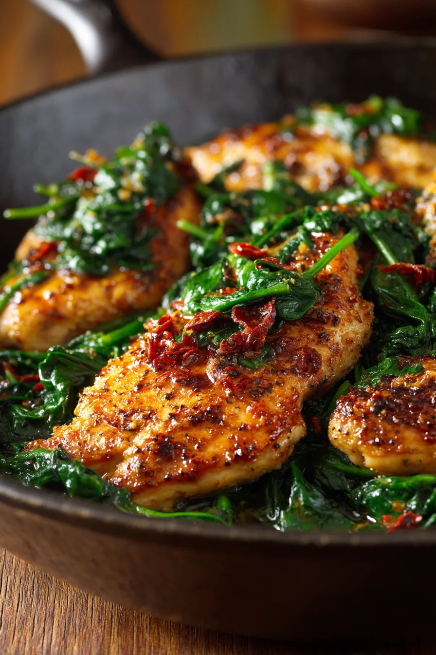 spinach chicken recipes