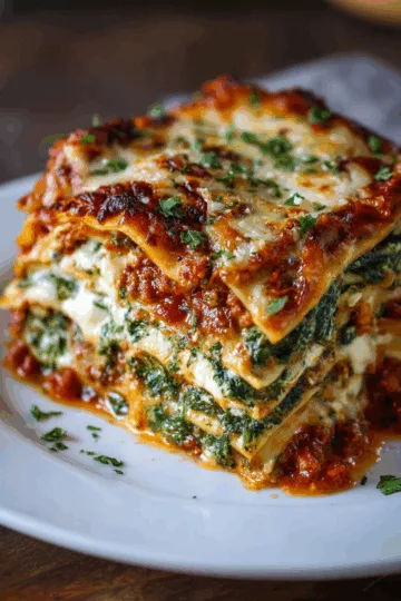 spinach lasagna recipe