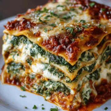 spinach lasagna recipe