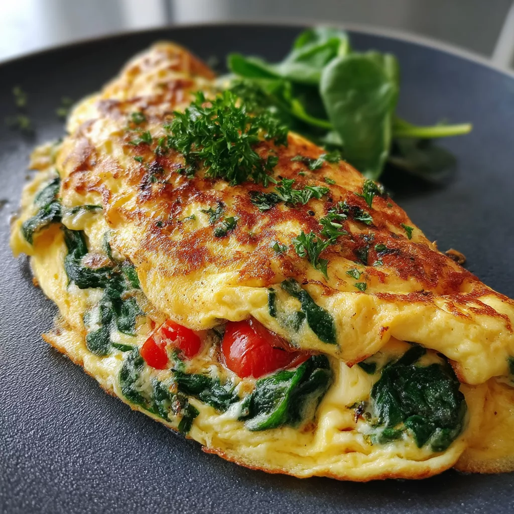 spinach omelette