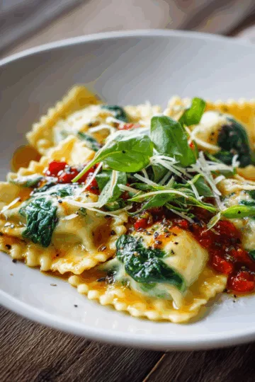spinach ravioli recipe