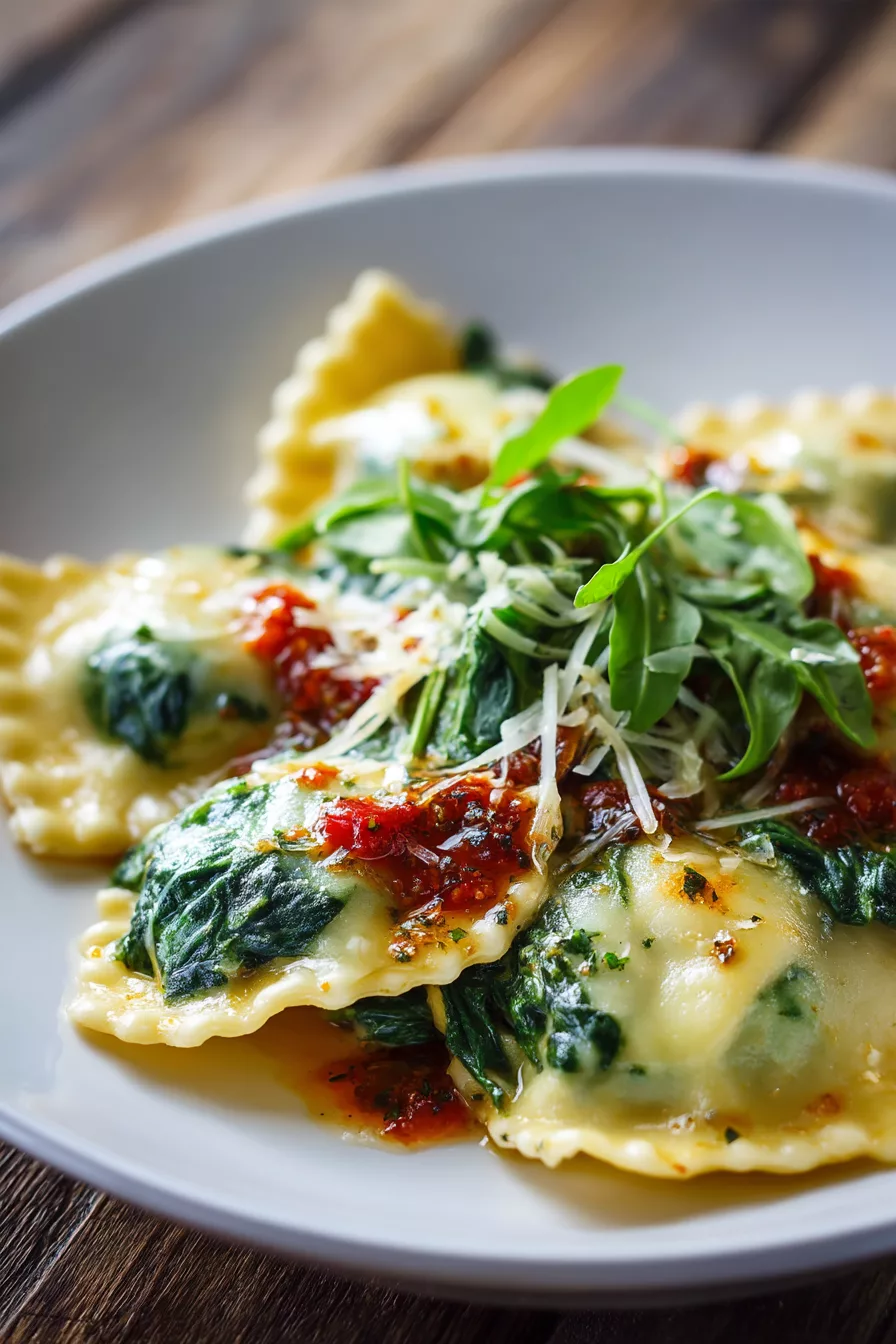 spinach ravioli recipe