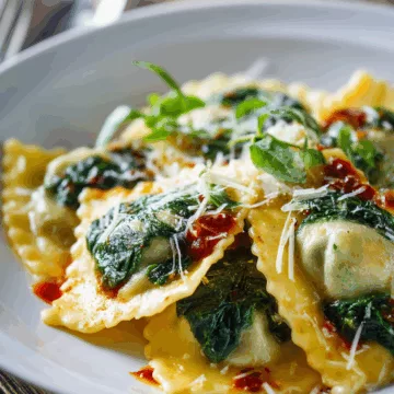 spinach ravioli recipe