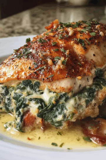 spinach stuffed chicken