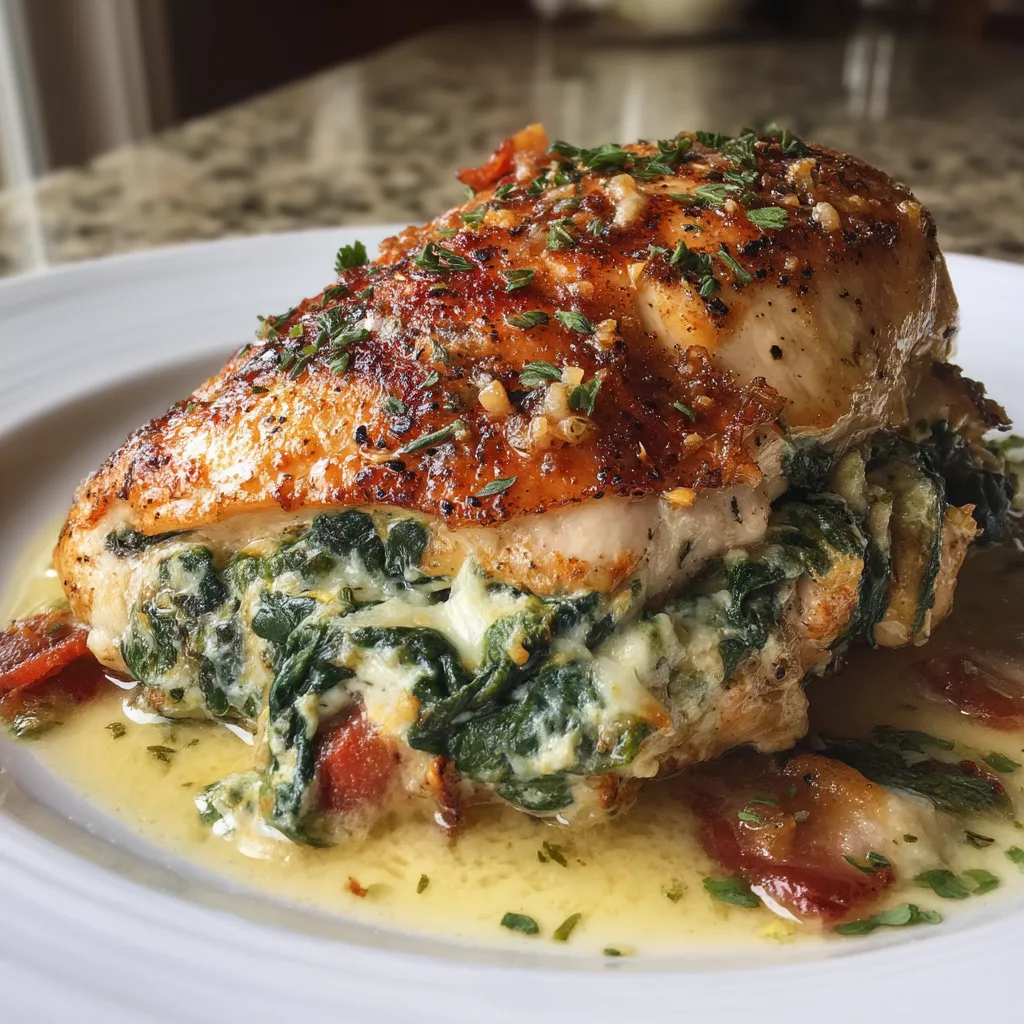 spinach stuffed chicken