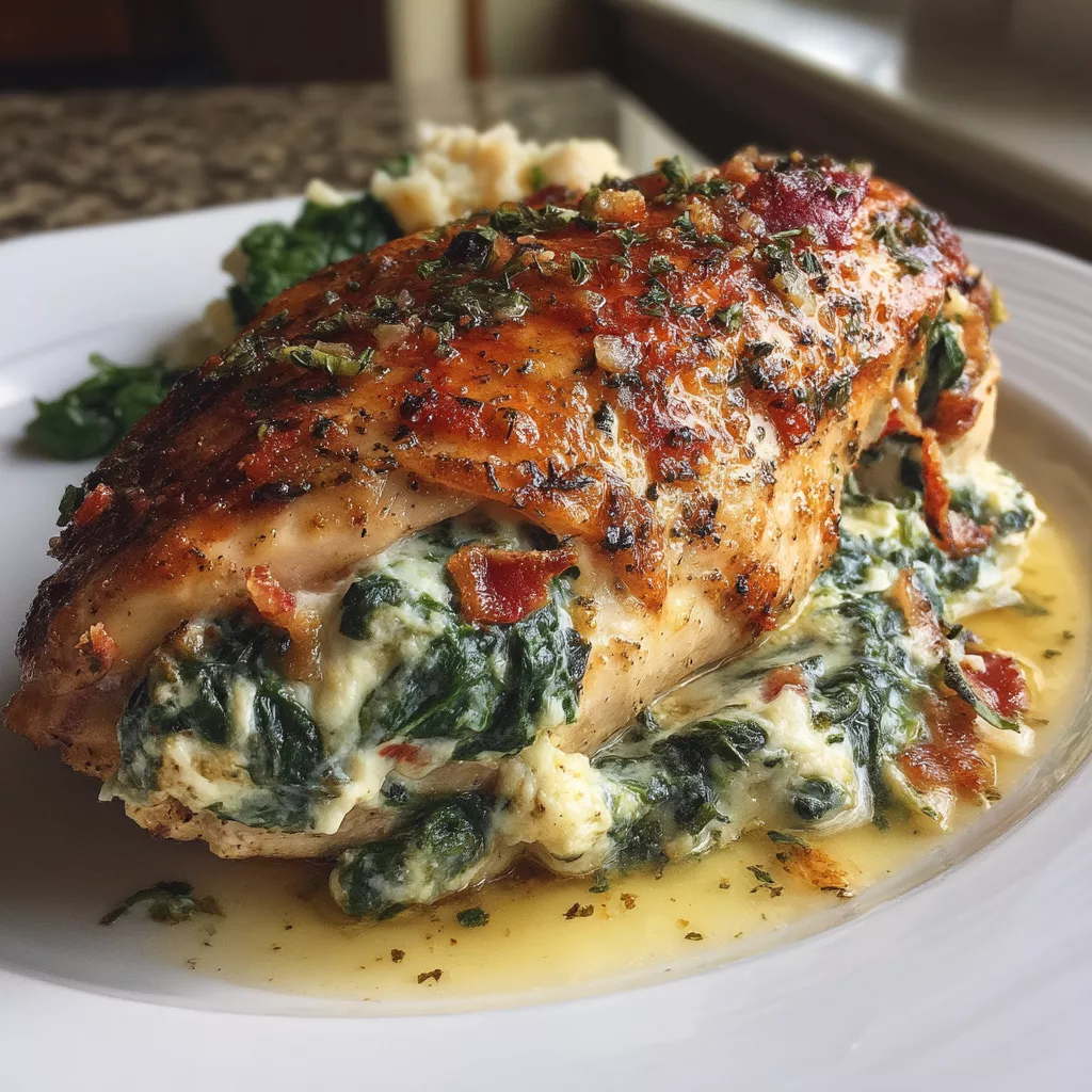 spinach stuffed chicken