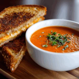tomato soup and grilled cheese