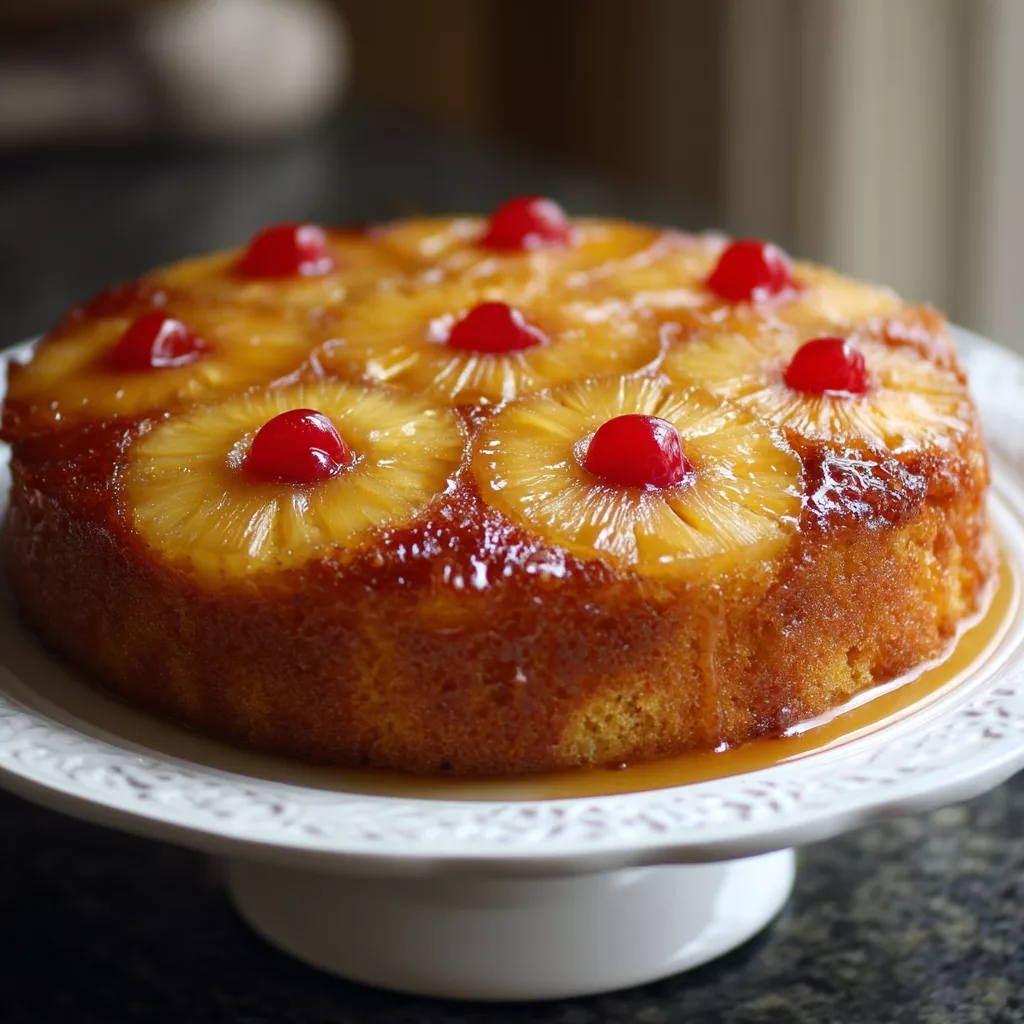 upside down pineapple cake