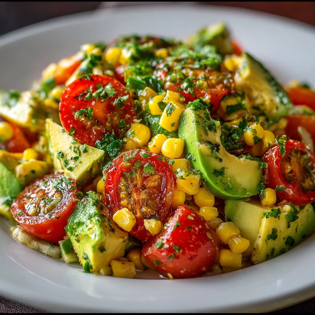 Avocado Corn Tomato Salad