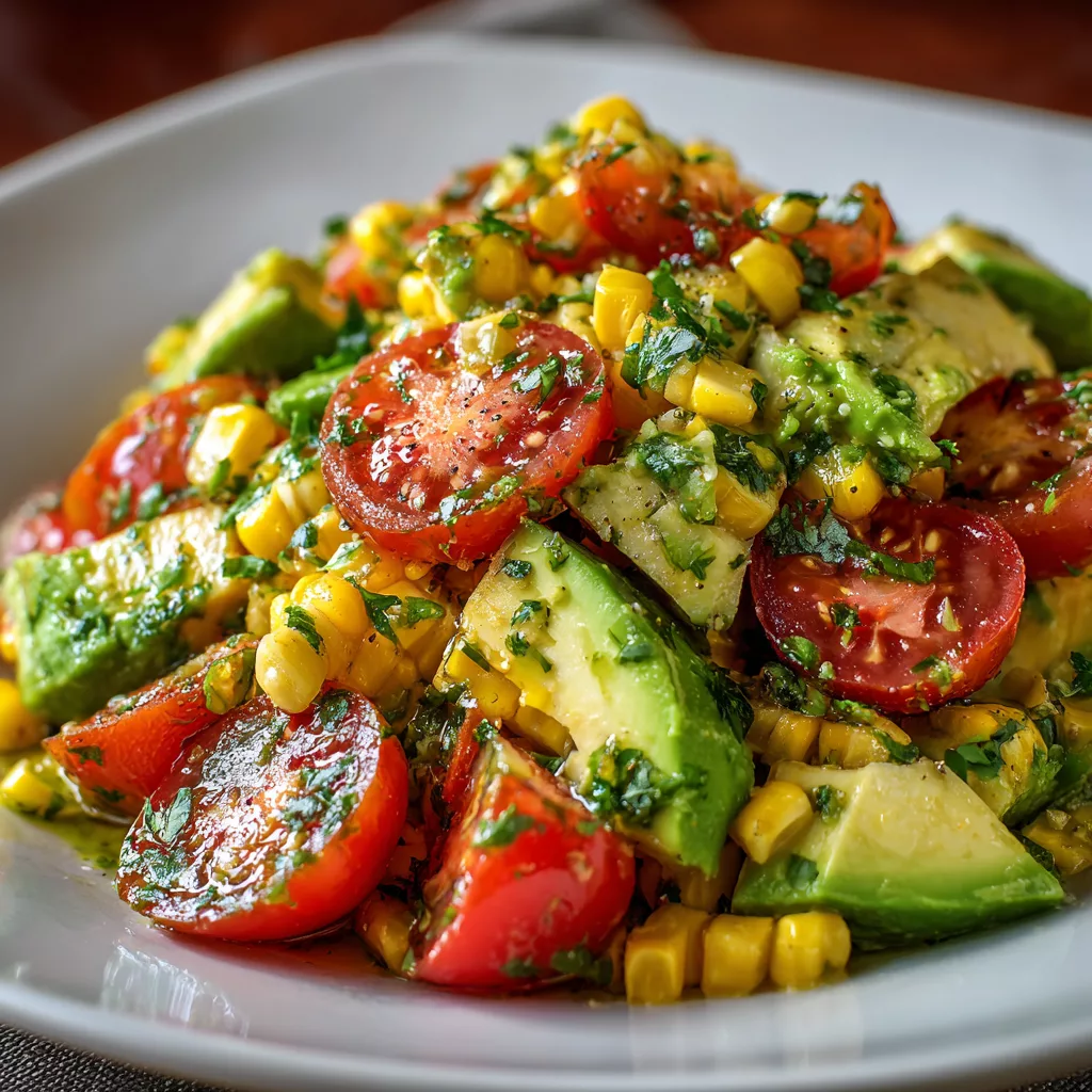 Avocado Corn Tomato Salad