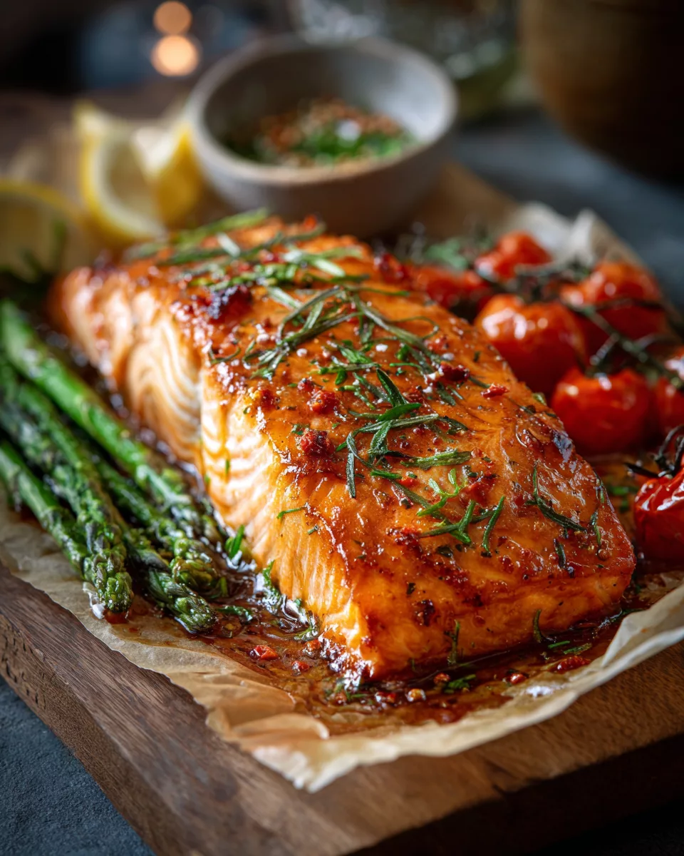 Baked salmon recipe