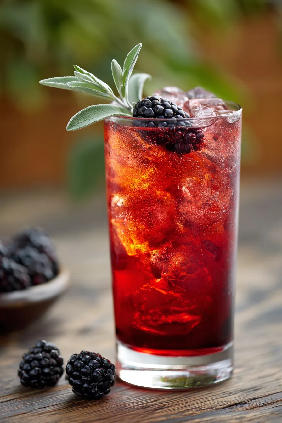 Blackberry Sage Iced Tea